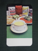 Kártyanaptár,Törökszentmiklós gabona malomipari vállalat, 1984  (6)