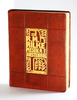 1921 - Rilke - Mesék a Jó Istenről Cserna Juliska Art deco bőrkötésében sorszámozott aláírt példány!