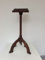 Antik gótikus bútor templomi énekeskönyv biblia kotta tartó faragott fa állvány XIX. sz. 298 7983