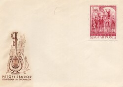 Boríték: Petőfi Sándor.
