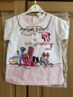 Disney Mini szépség szalon pamut póló 80-86