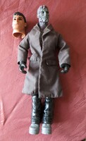 Régi ritka retro Action Man No Face Arcnélküli figura maszkjával Hasbro, 2003