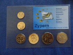 Ciprus 2004-es forgalmi sor (6 db) 1 Cent - 50 Cents