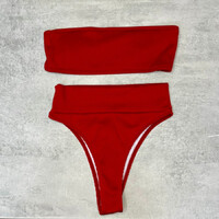 Bordó kétrészes fürdőruha/bikini S