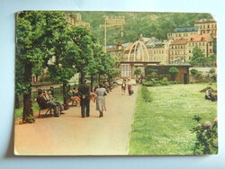 Képeslap, Csehszlovákia, Karlovy vary - Vridlo hőforrás