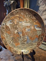 ANTIK MEIJI SATSUMA TÁNYÉR YASUDA MŰHELY