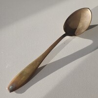 Réz Wehrmacht evőeszköz kanál szép patinával miltária III. birodalom hadsereg SS