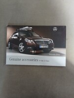 Mercedes-Benz E-Class angol nyelvű prospektus