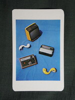 Kártyanaptár,Debrecen villamosipari szövetkezet,szerviz,Videoton rádió,televízió, 1976  (6)