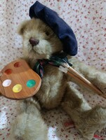 Különleges Német Gyűjtői Mackó - Salvatore der Maler (A Festő) - Teddy-Family.