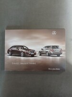 Mercedes-Benz E-osztály és T-modell magyar nyelvű prospektus