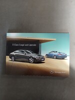 Mercedes-Benz E-Class Coupé and Cabriolet angol nyelvű prospektus