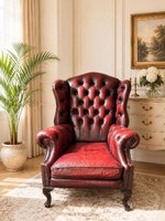 Authentic English Flag Chesterfield Armchair