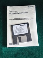 Microsoft Windows 98 SE magyar OEM – NOS telepítőcsomag CD + boot floppy, 1999