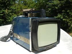 Régi , retró szovjet , orosz kis tv , mini tv