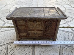 Miniature Stove Model, Ash Drawer from Budapest-Salgótarján Machine Factory and Iron Foundry Rt.