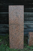 Red granite-clad, 2 garden elements