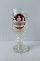 Biedermeier emlékpohár,fürdőpohár "BAD SALZBRUNN"