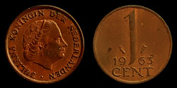 Hollandia 1 cent 1963