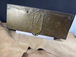 Secessionist marked argentor nicely crafted, large metal box