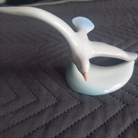 Hollóházi színes porcelán sirály