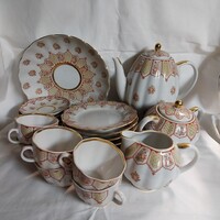 Lomonosov, Lomonoszov, orosz, szovjet porcelán kávéskészlet süteményes