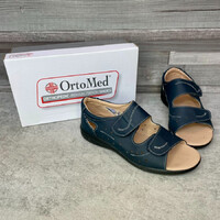 Orto Med Orthopedic Rehabilitaton Shoes kék tépőzáras könnyű szandál 39