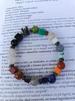 MULTiKuLti eXtáZis - extra férfi ásványkarkötő, opál,larimar,amazonit,aventurin,ónix,achát,jáspis...