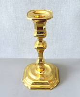 Stamped BMF Fritz Nagel Baroque Style Brass Candle Holder