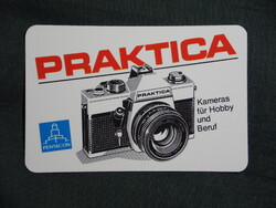 Kártyanaptár,NDK,Praktica fényképezőgép, 1979   (licites)