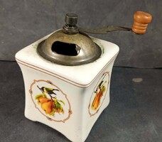 Antik porcelán madaras bors daráló 233
