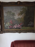Original canvas oil painting Tordai Székely 100*80 cm in original frame (frame needs repair)