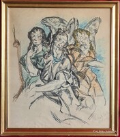 Perlrott-Csaba Vilmos (1880-1955) : Angels