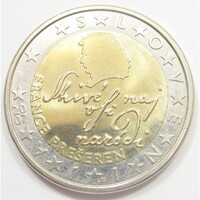Szlovénia,2 euro 2007 - France Preseren költő aUNC+ ötvözet