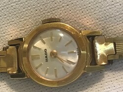 Vintage RADO women's wristwatch – Working, gold-plated rarity