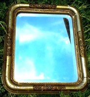 Ritka,.32x27 cm.. kis méretű "biedermeier" tükör