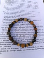 RiTuáLiS föLdeRő-prémium férfi ásványkarkötő-jáspis,tigrisszem,obszidián,bronzit,opál,tigrisvas
