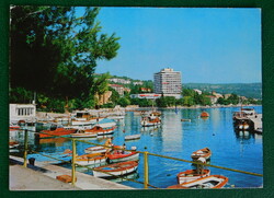 Képeslap Jugoszlávia 1974. Opatija (Abbazia) - tengerpart