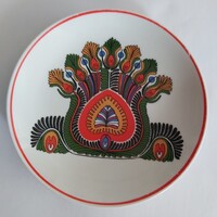 Hollóházi porcelán dísztányér