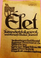 Antik 1918 április 28.Andor József :ÉLET képes heti folyóirat újság magazin képek szerint