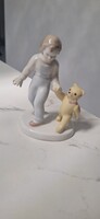 Aqvincum porcelán macis kislány