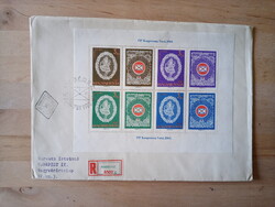1960 futott FIP III kongresszus blokk - Halasi csipke is