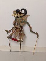Wayang indonéz báb antik Jáva Bali szigeti árnyjáték Ázsia Indonézia marionett játék Antareja 829