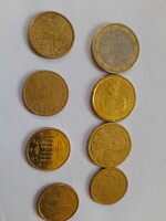 8 db euro,euro cent
