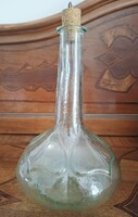 Vintage díszüveg palack, decanter