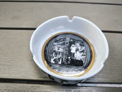 Hollóházi porcelán Szàsz Endre Terv hamuzó hamus