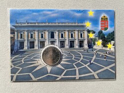 2007 Római szerződés 50 Forint elsőnapi veret bliszter, ALACSONY SORSZÁM: 00133
