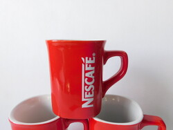 Nescafé - klasszikus piros kávéscsésze (dupla presszó méret)
