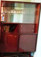 Art deco vitrines szekrény