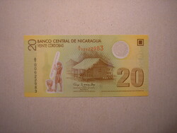 Nicaragua - 20 Cordobas 2007 UNC polymer
